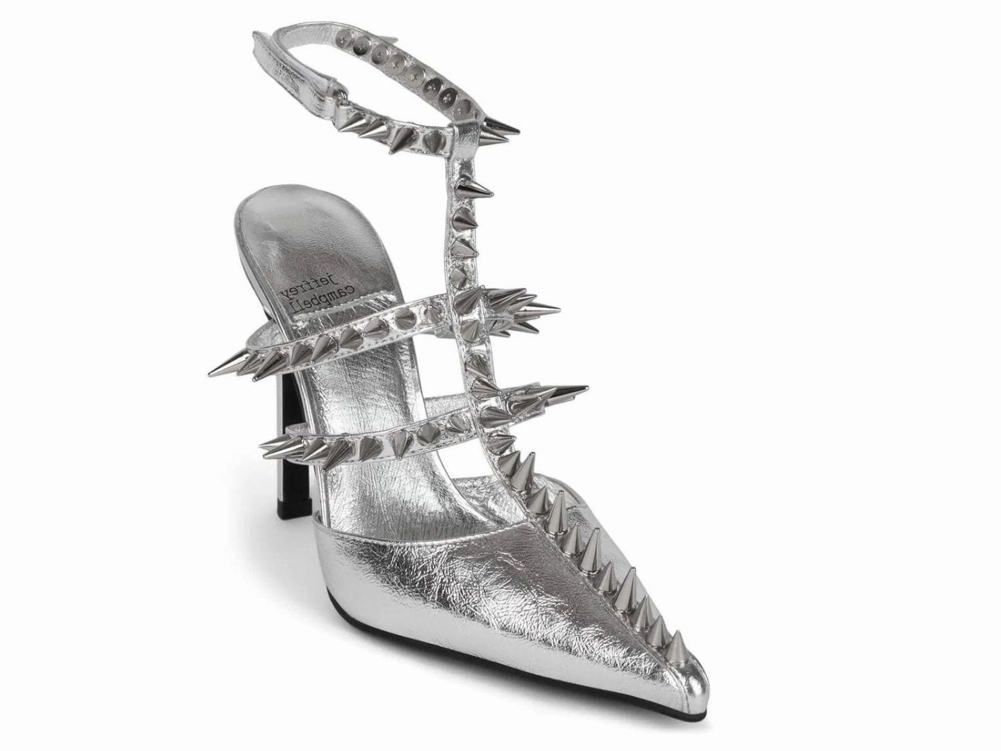 Step-On-It in Silver by Jeffrey Campbell