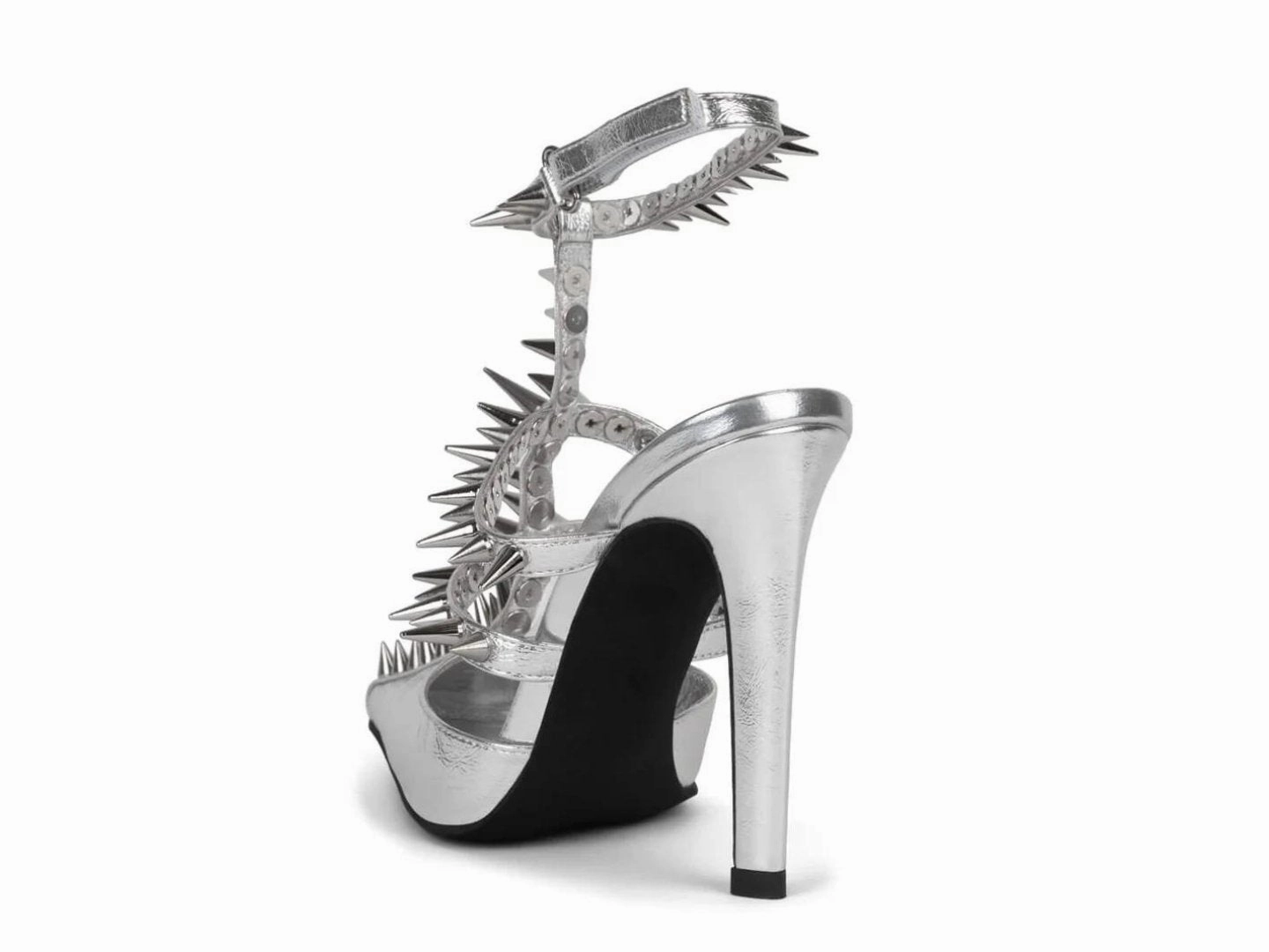 Step-On-It in Silver by Jeffrey Campbell