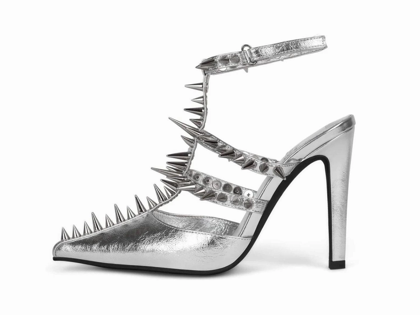 Step-On-It in Silver by Jeffrey Campbell