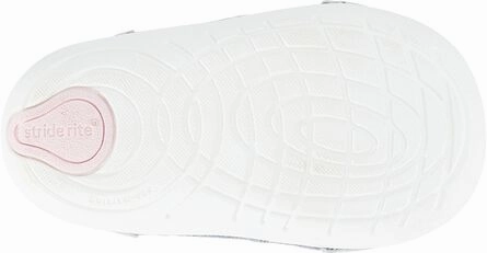 Stride Rite Silver Multi Kennedy Soft Motion Baby Sneaker