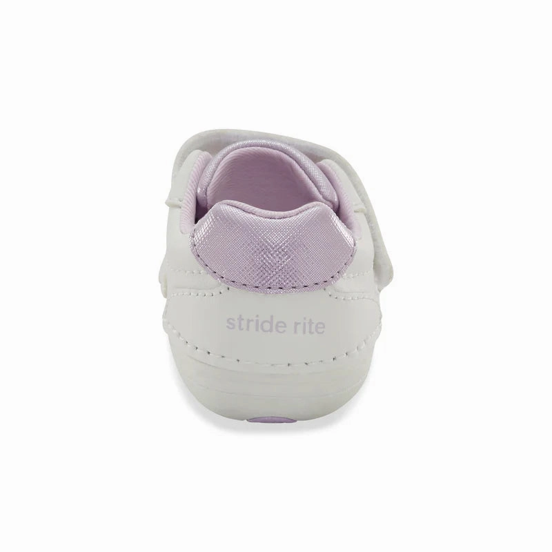 Stride Rite White Multi Waverly Soft Motion Baby Sneaker