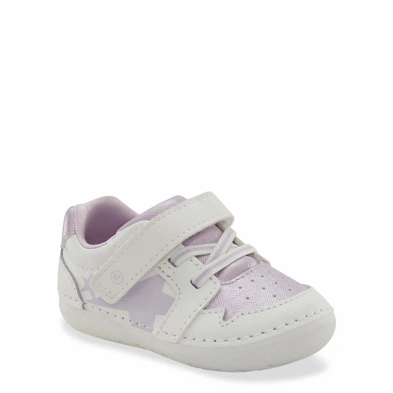 Stride Rite White Multi Waverly Soft Motion Baby Sneaker