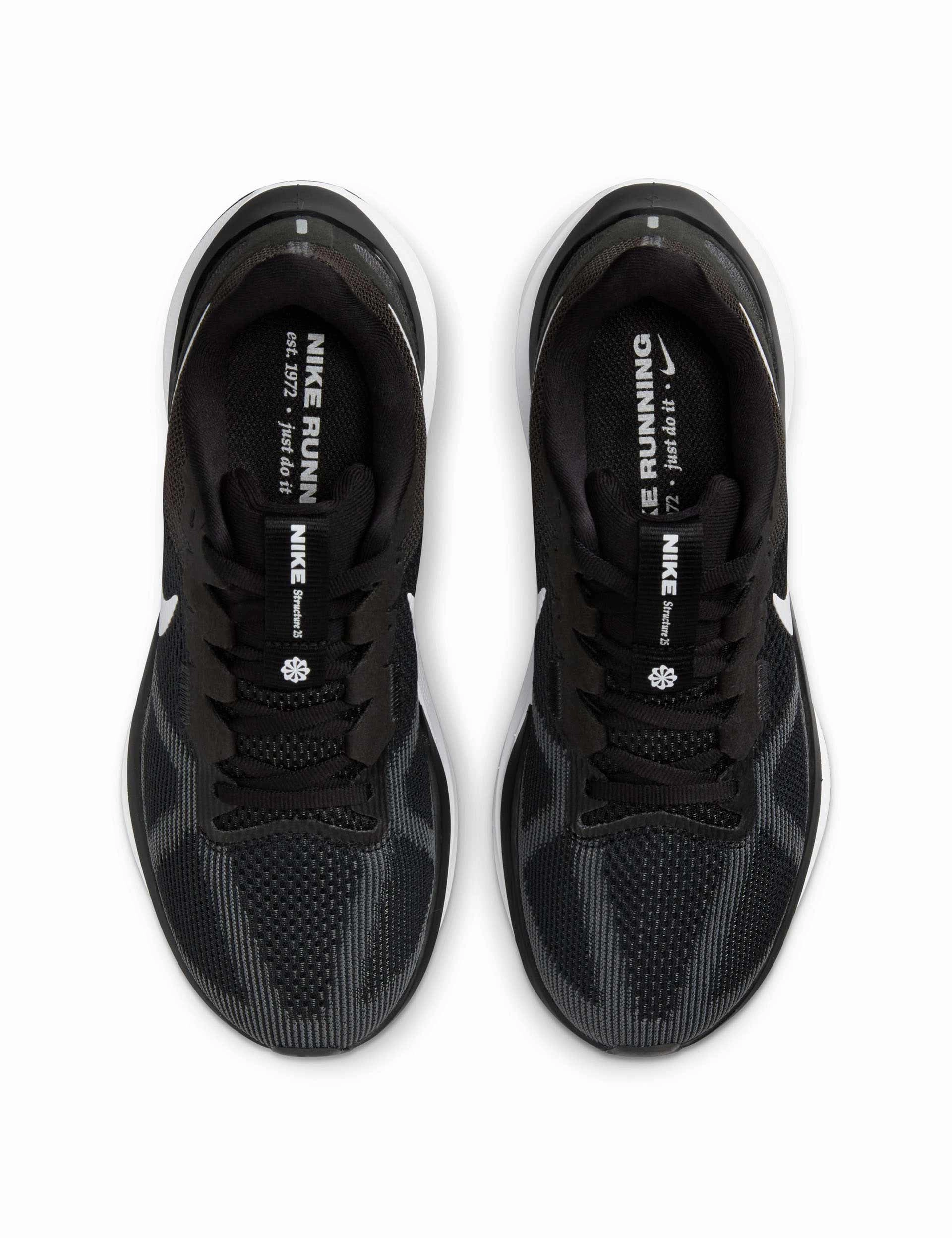 Structure 25 Shoes - Black/Dark Smoke Grey/White