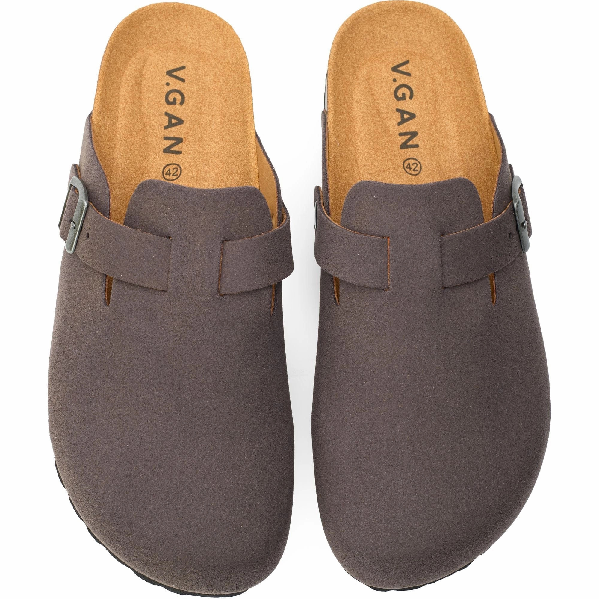 Taro Comfort Men's Vegan Footbed Sandals | Grey