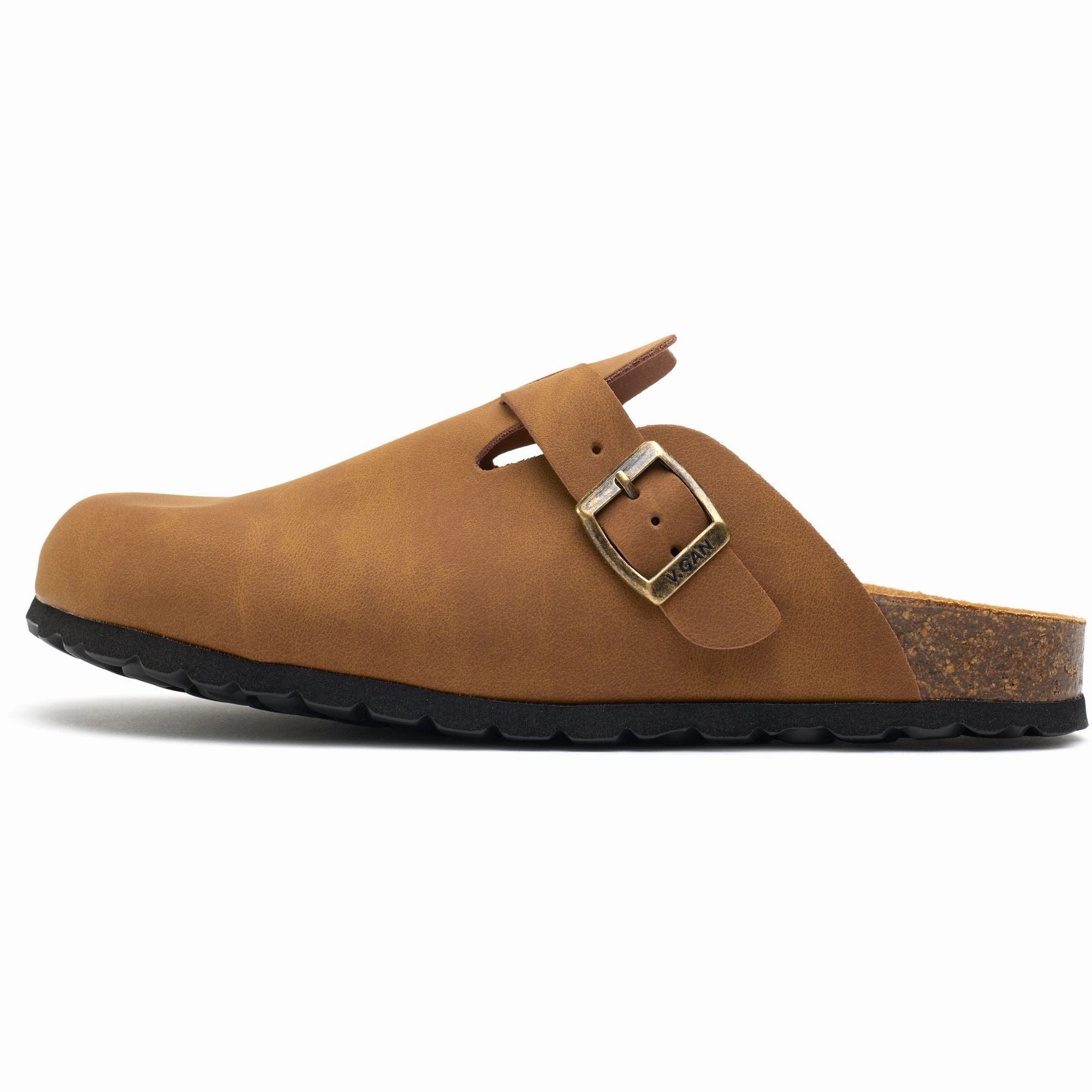Taro Comfort Men's Vegan Footbed Sandals | Tan