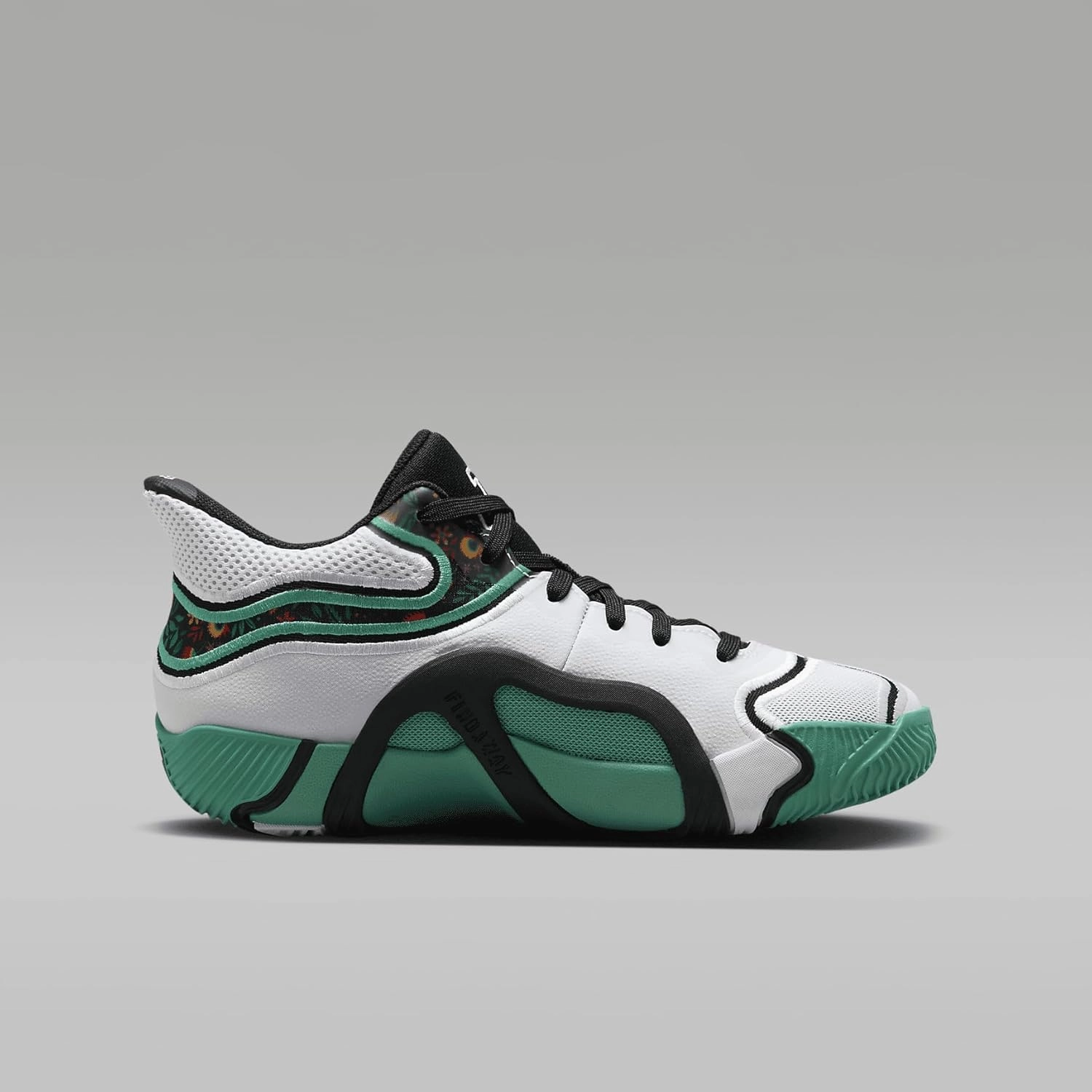 Tatum 3 Big Kids' Basketball Shoes (HF3136-103, White/Kinetic Green/Black)