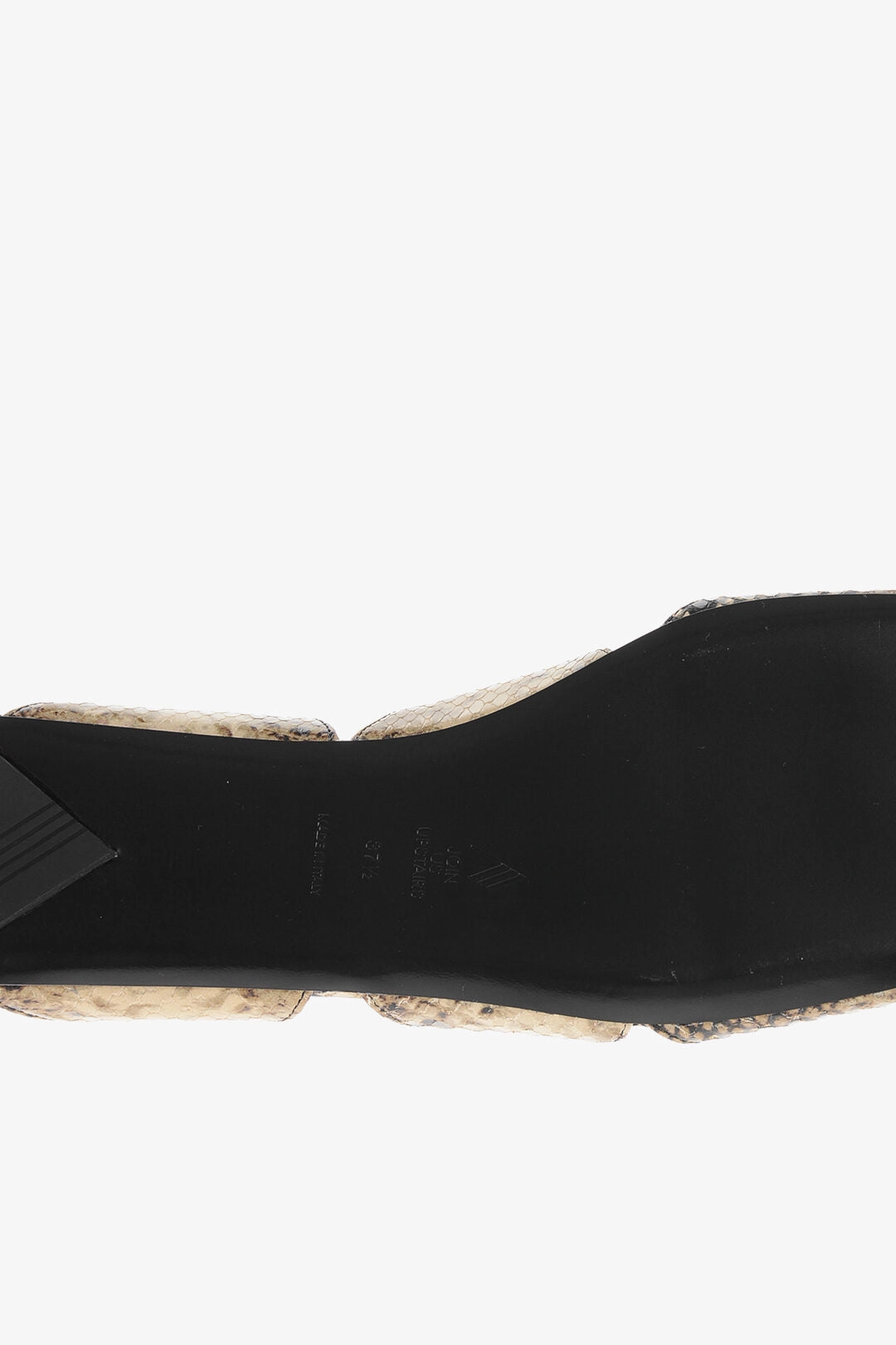 The Attico Lace-Up Renee Sandals With Snake Printed Leather