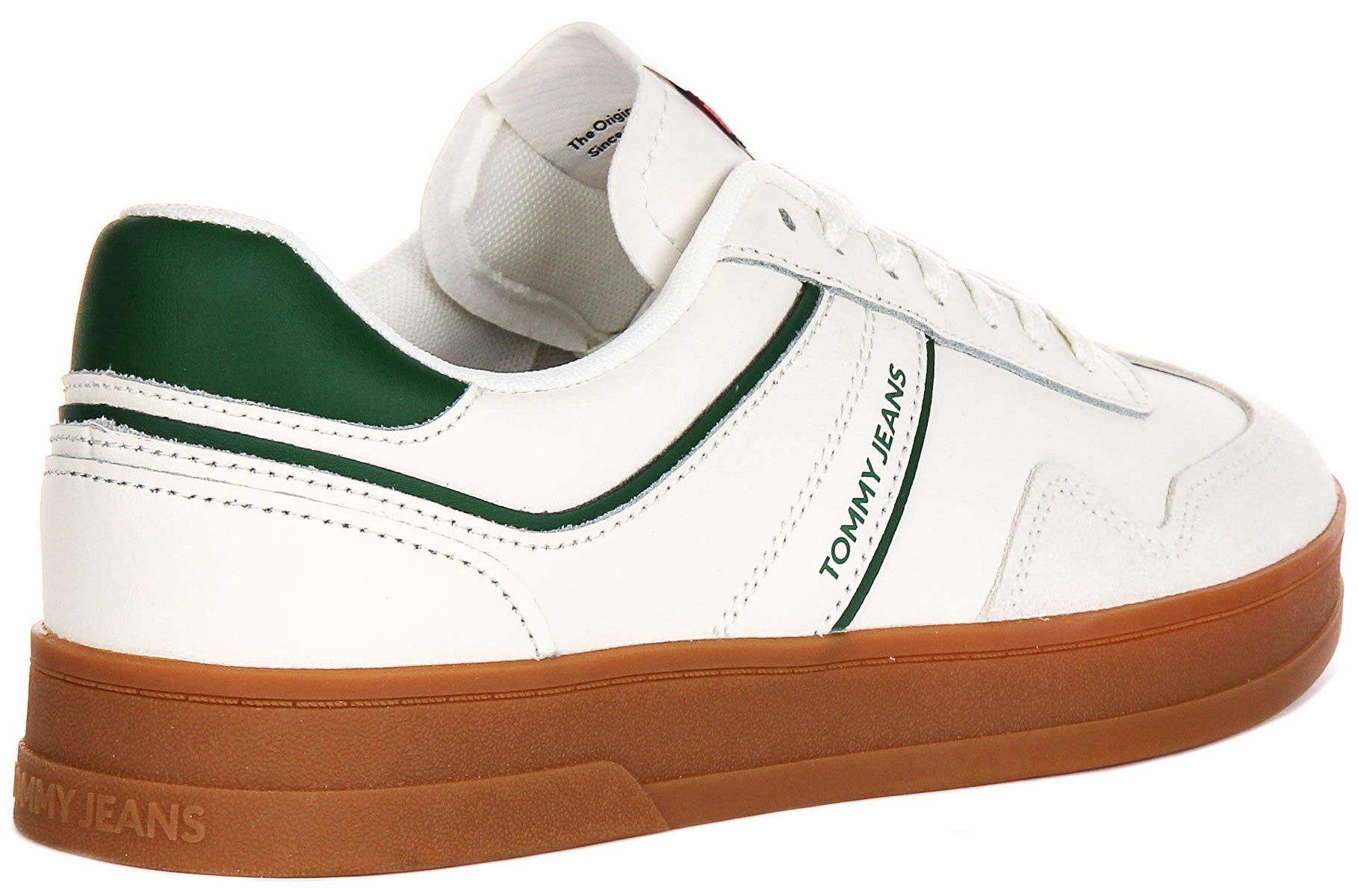 Tommy Hilfiger Greenwich Leather In White Green For Men