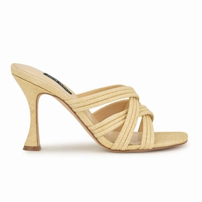 Tracee Heeled Slide Sandals