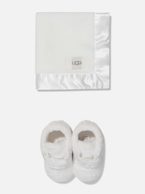 UGG Baby Bixbee And Lovey Gift Set in Ivory