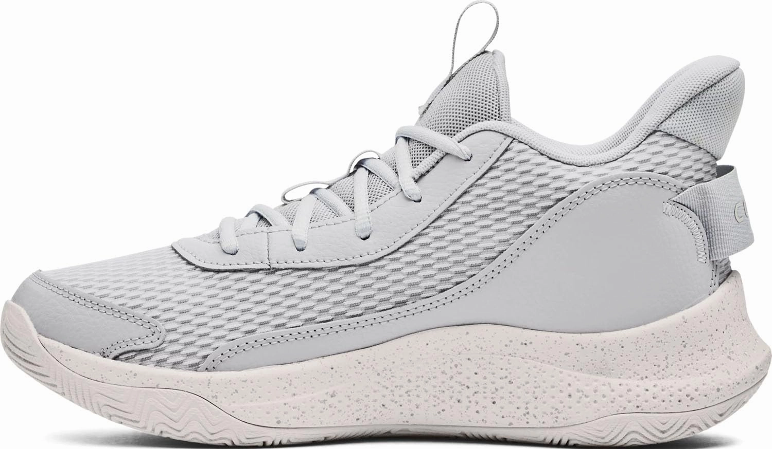 Under Armour - Unisex Curry 3Z7 Basketball Shoes, Color Halo Gray (102), Size: 12 M US Mens / 13.5 M US Womens