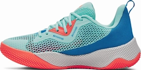 Under Armour - Unisex Curry HOVR Splash 3 Basketball Shoes, Color Neo Turquoise (300), Size: 10 M US Mens / 11.5 M US Womens