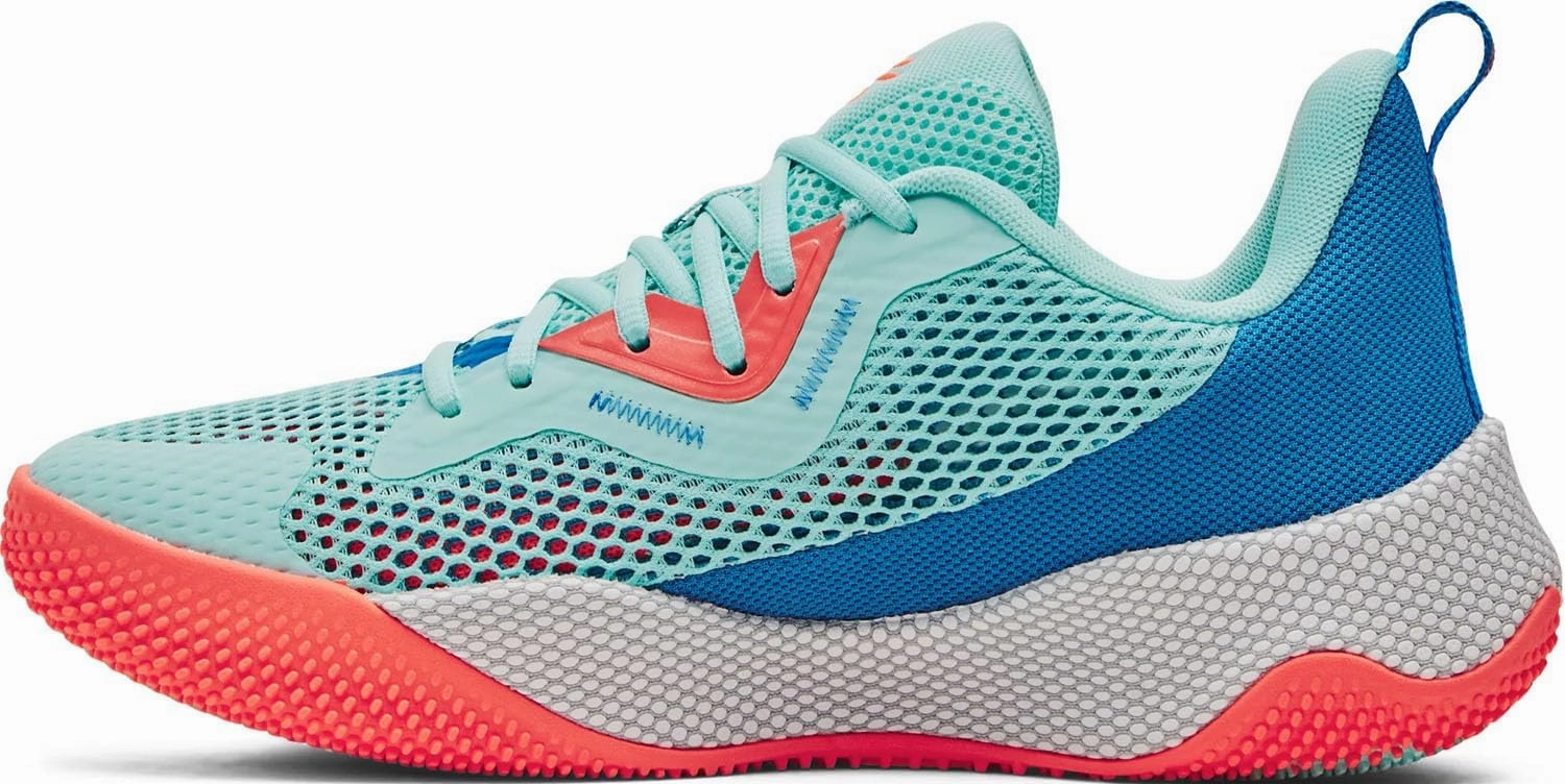 Under Armour - Unisex Curry HOVR Splash 3 Basketball Shoes, Color Neo Turquoise (300), Size: 10 M US Mens / 11.5 M US Womens