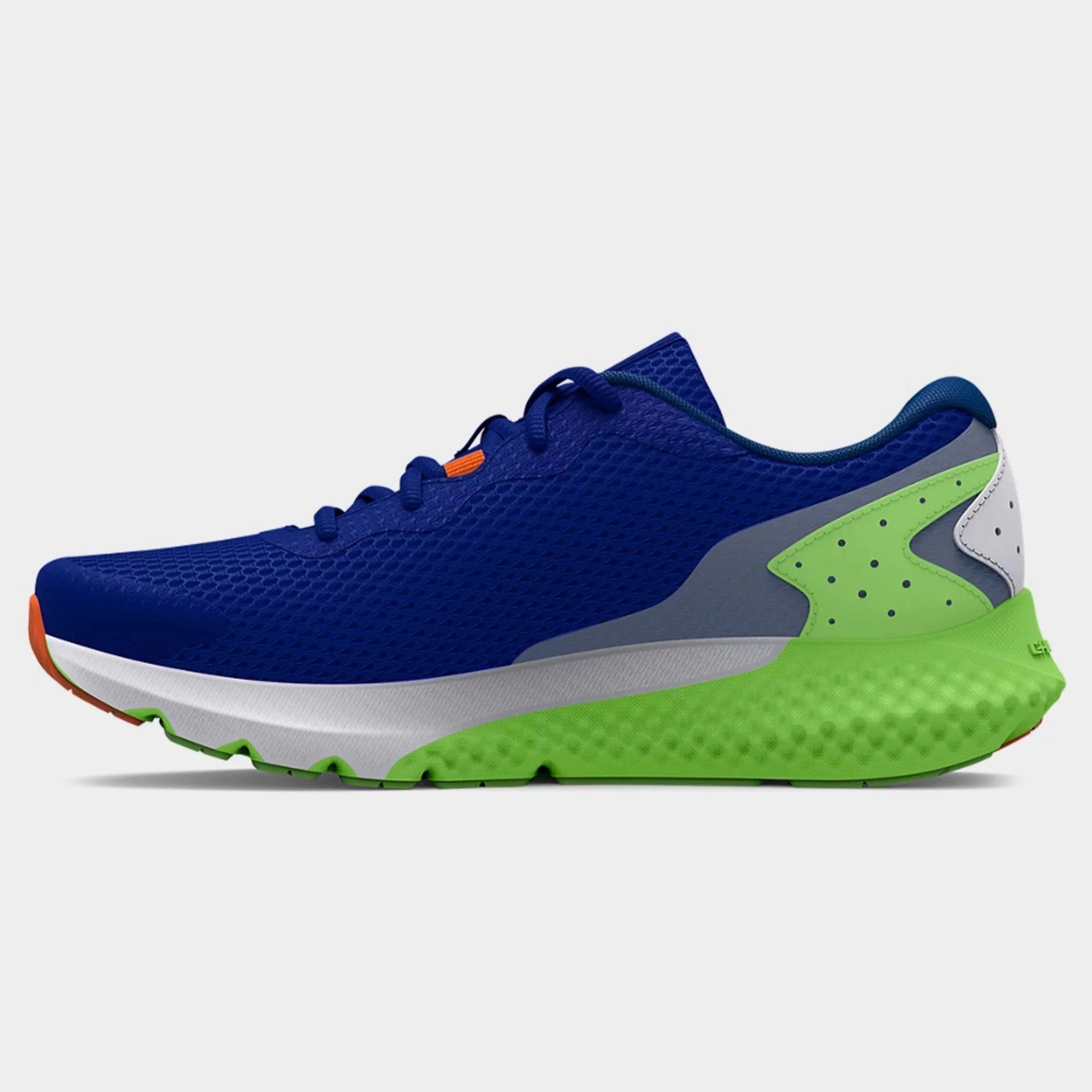 Under Armour Royal/Quirky Lime/Midnight Navy Charged Rogue 3 Youth Sneakers