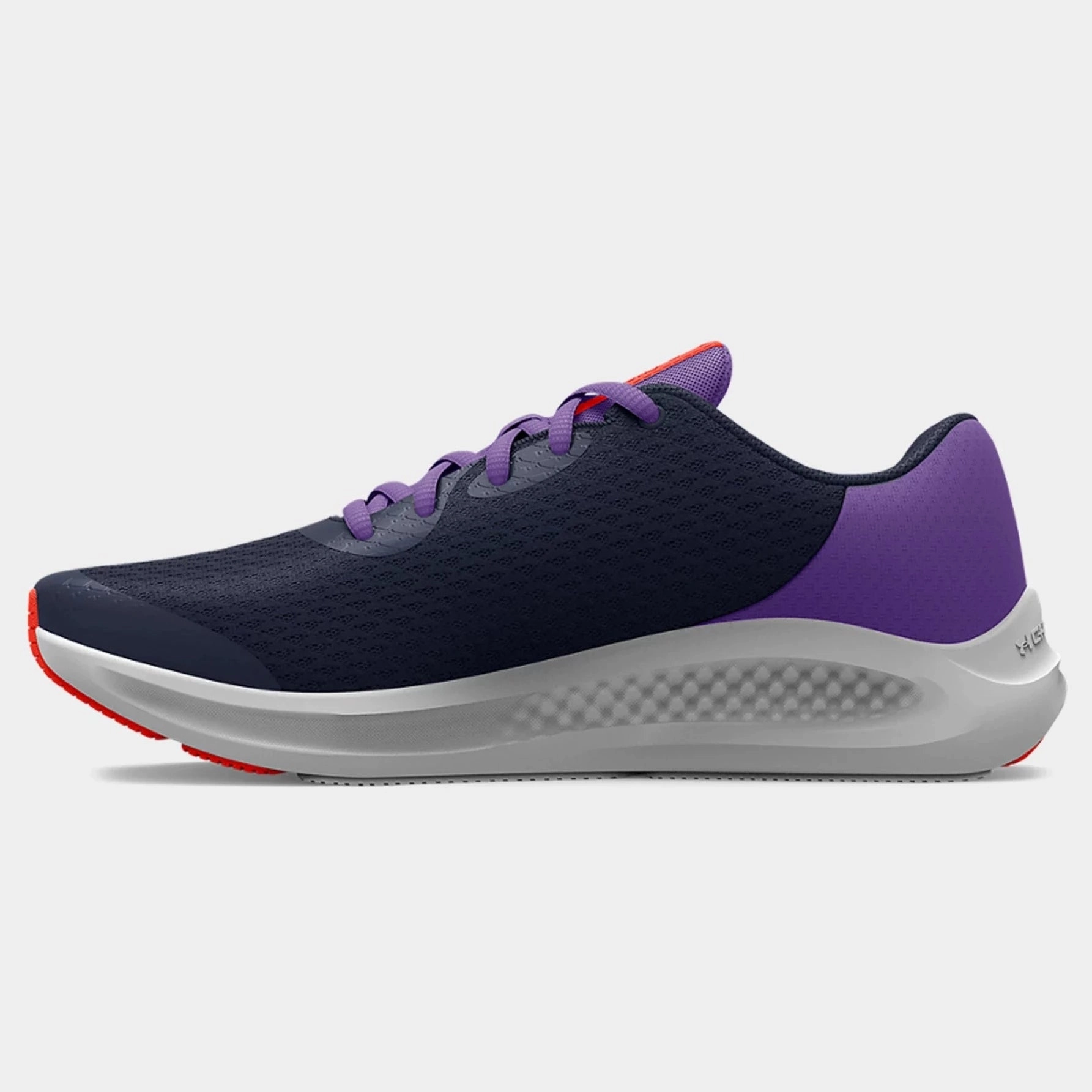 Under Armour Utility Blue/Vivid Lilac/Electric Tangerine Charged Pursuit 3 Youth Sneakers