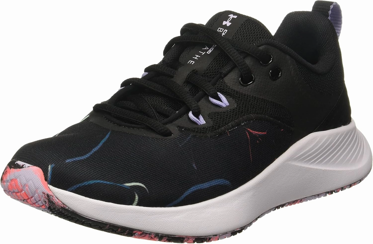 Under Armour Women's Charged Breathe Training 3 PR Shoes (Black 002, US Footwear Size System, Adult, Women, Numeric, Medium, 6.5)