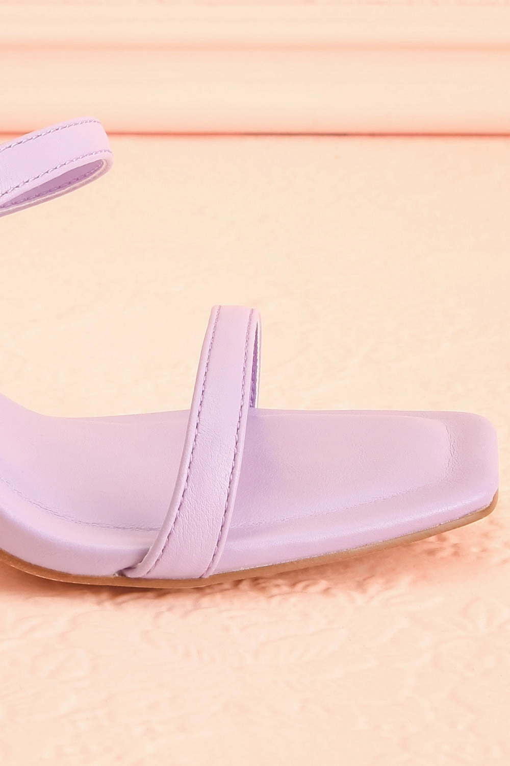 Ushuaia Lilac | Square Toe Heeled Sandals