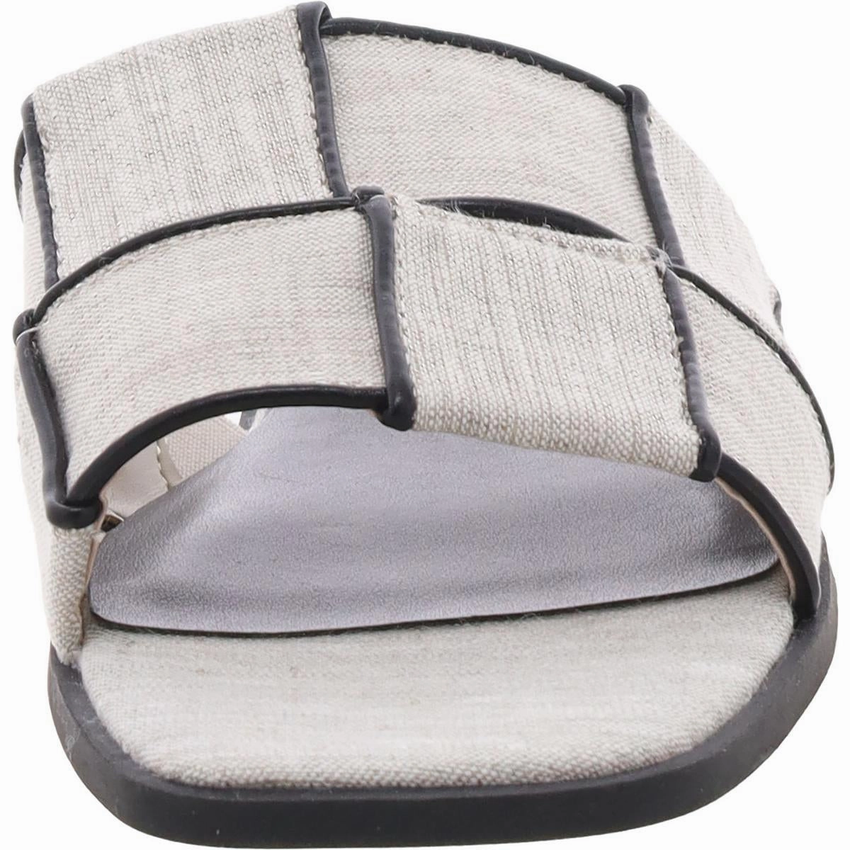 Vanelli 7 Womens Padded Insole Woven Slide Sandals