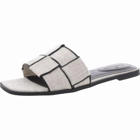 Vanelli 7 Womens Padded Insole Woven Slide Sandals