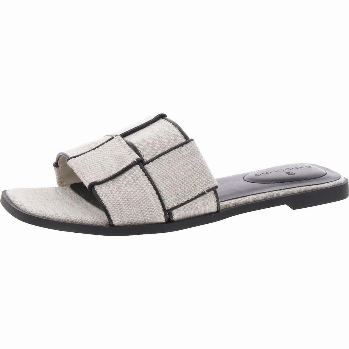 Vanelli 7 Womens Padded Insole Woven Slide Sandals