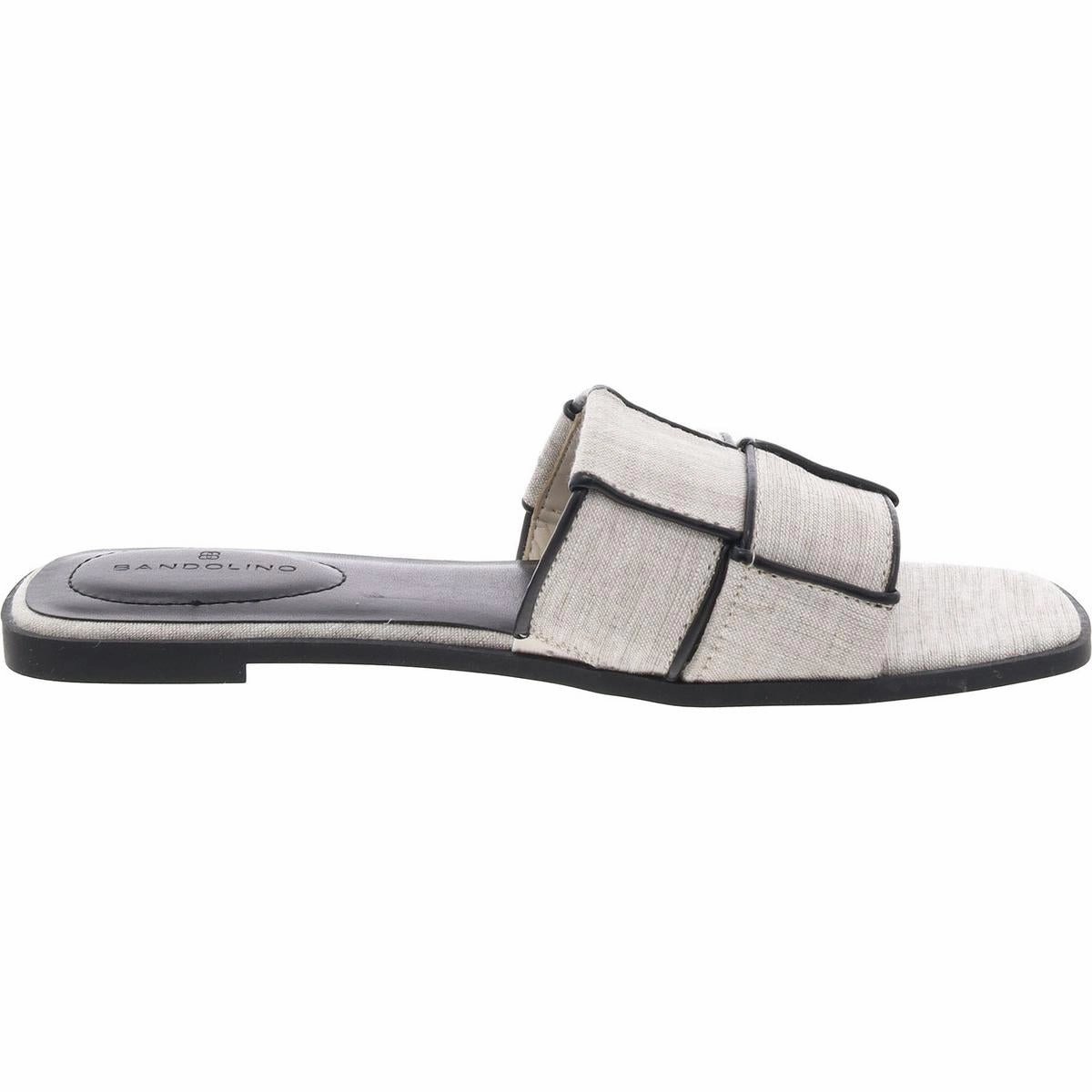 Vanelli 7 Womens Padded Insole Woven Slide Sandals