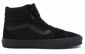 VANS MEN'S FILMORE HI BLACK SHOES