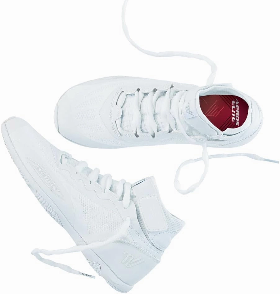 Varsity Aeros Elite White Cheer Shoes Girls - Competition Cheerleading Gear