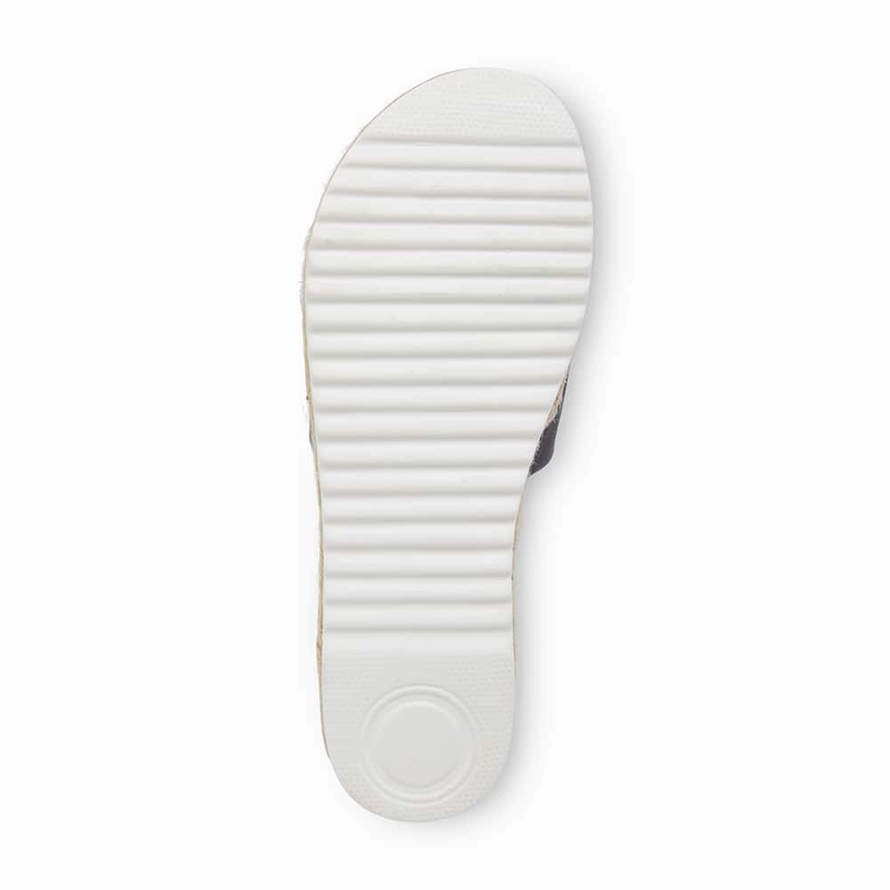 Waikiki Espadrille in Black Smooth