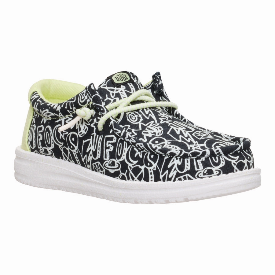 Wally Youth Space Glow - Black/White