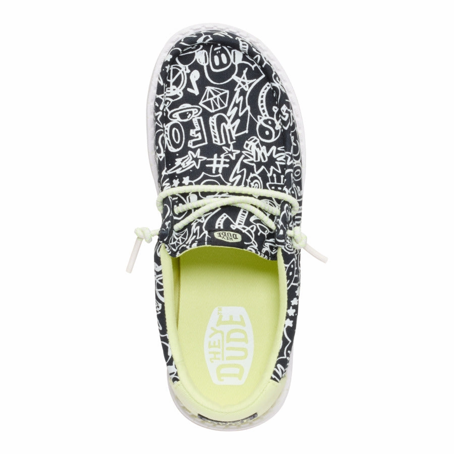 Wally Youth Space Glow - Black/White