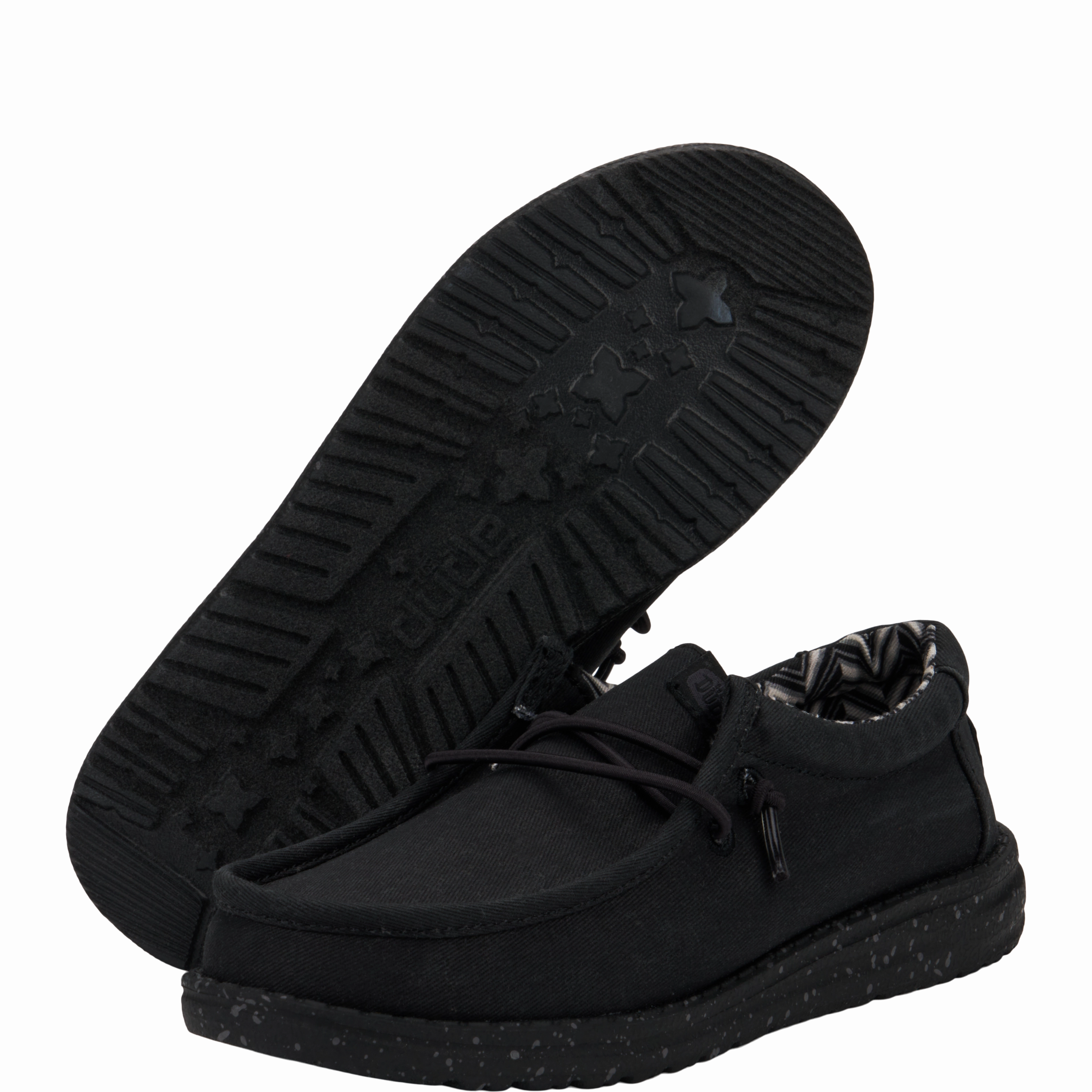 Wally Youth Stretch Canvas - Black/Black