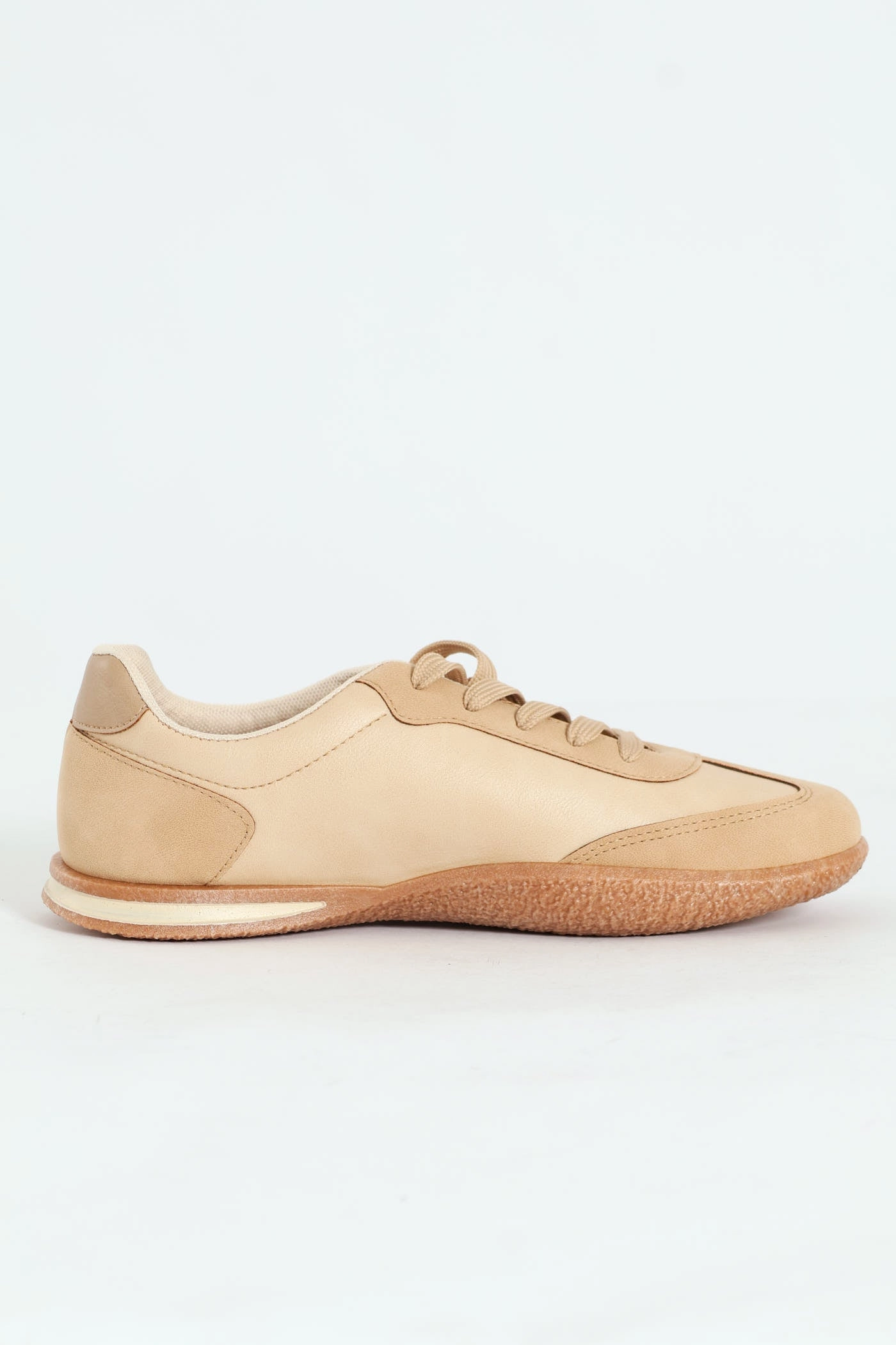 Wembi 1 Retro Lace Up Sneaker - Beige