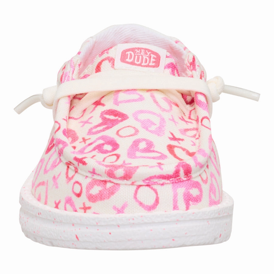 Wendy Toddler Galentines Day - Pink/White