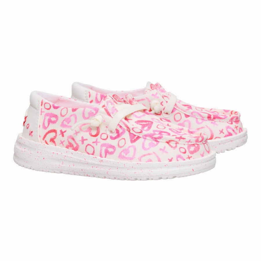Wendy Toddler Galentines Day - Pink/White