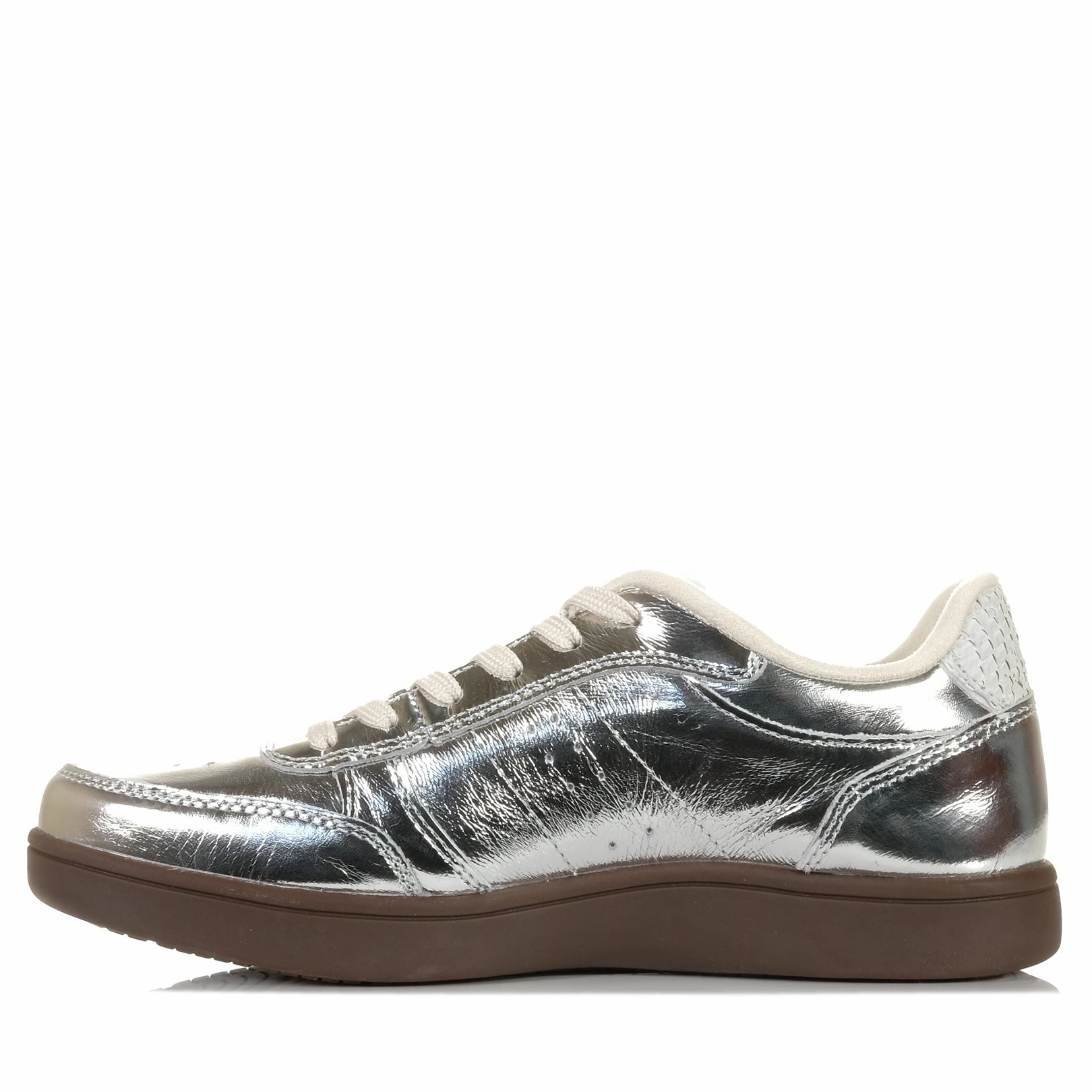 Woden Bjork Leather Silver
