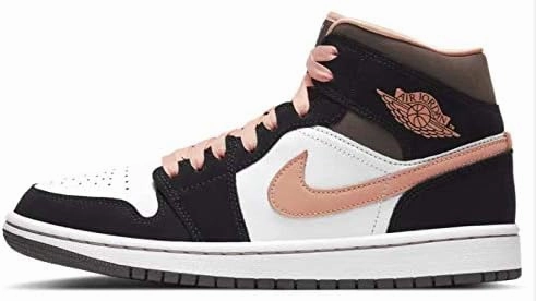 Women's Air Jordan 1 Mid SE Peach Mocha (DH0210 100) Size 11.5W, 10M