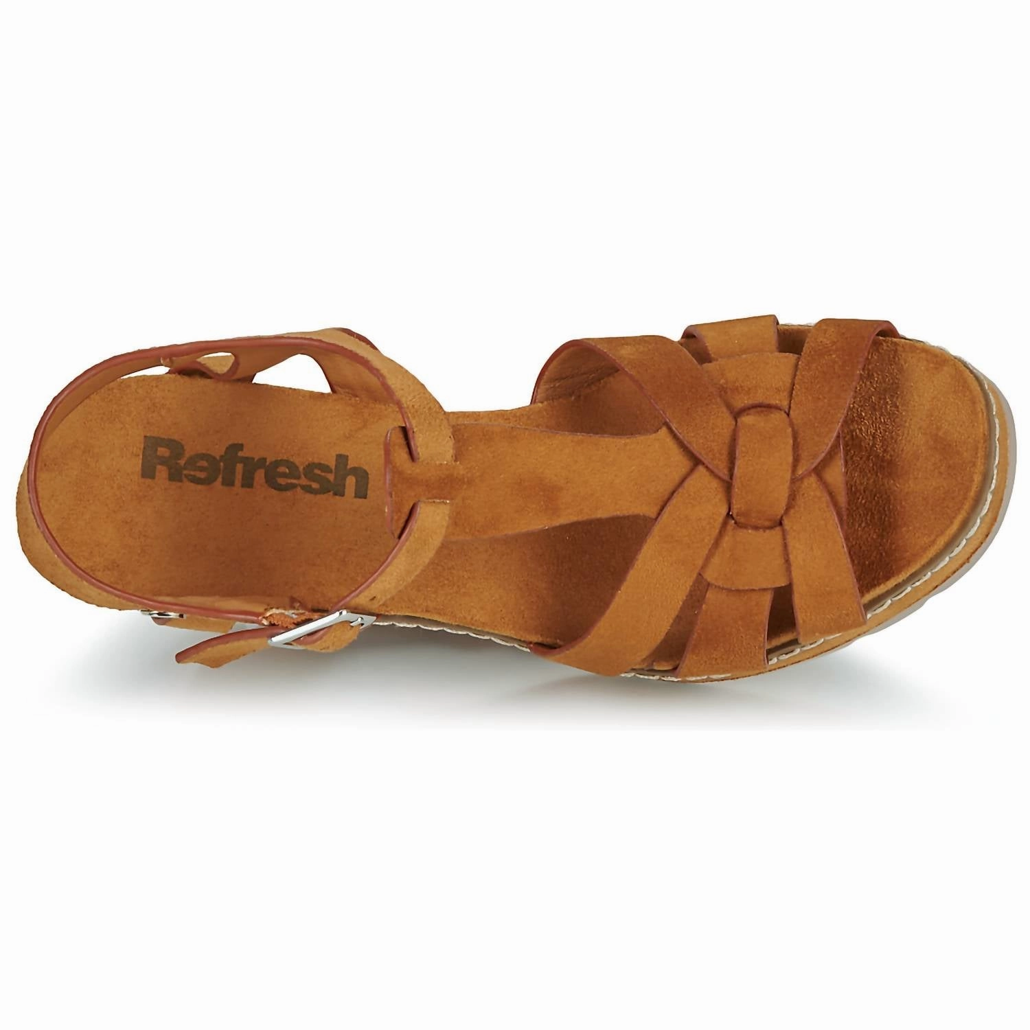 Women's Ankle Strap Heeled Sandals In Camel