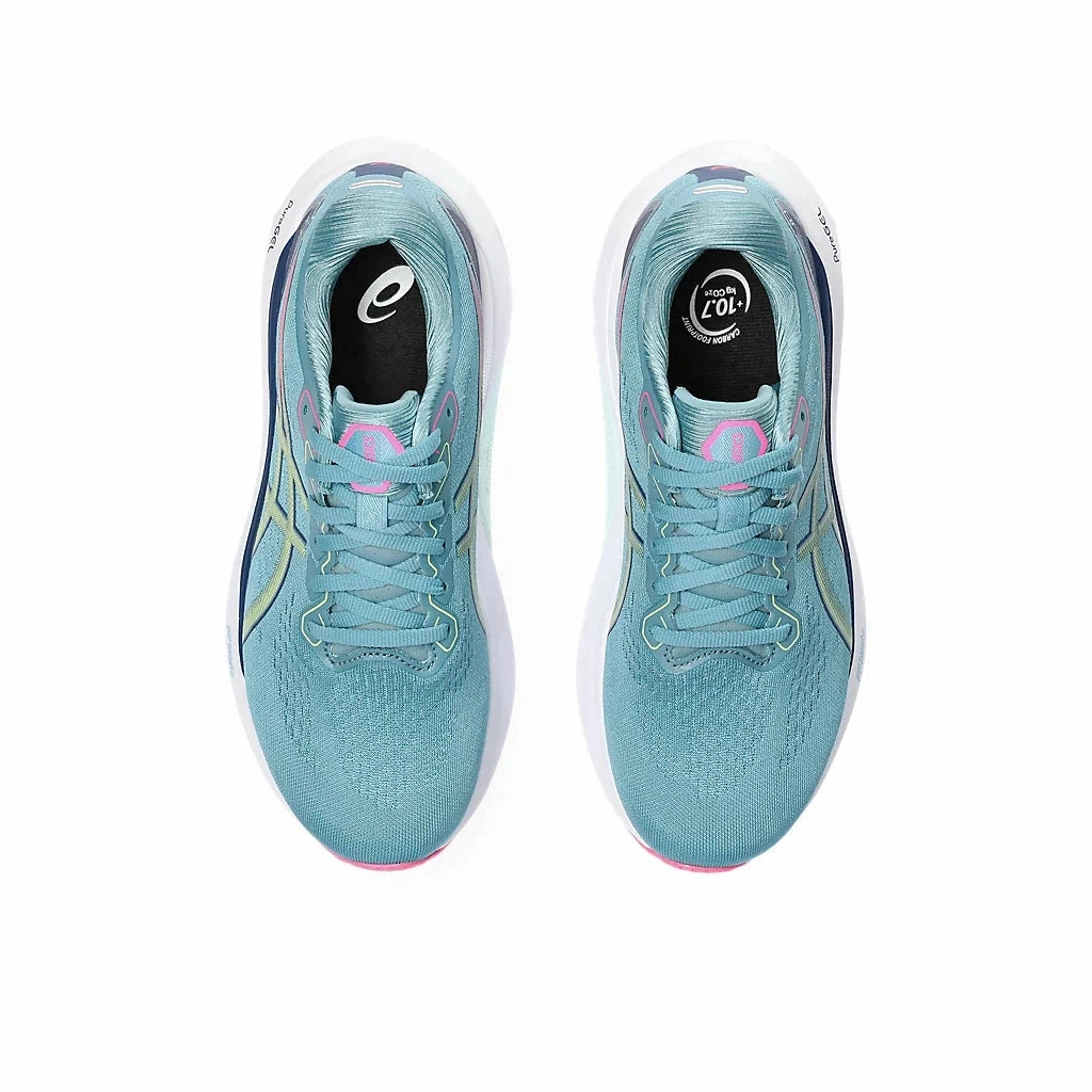 Women's Asics Gel-Kayano 30 Gris Blue / Lime Green