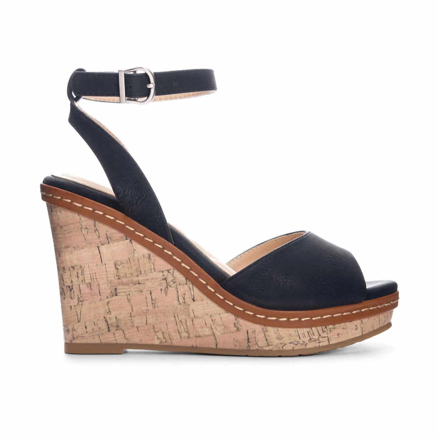 Women's Beaming Wedge Sandals In Black