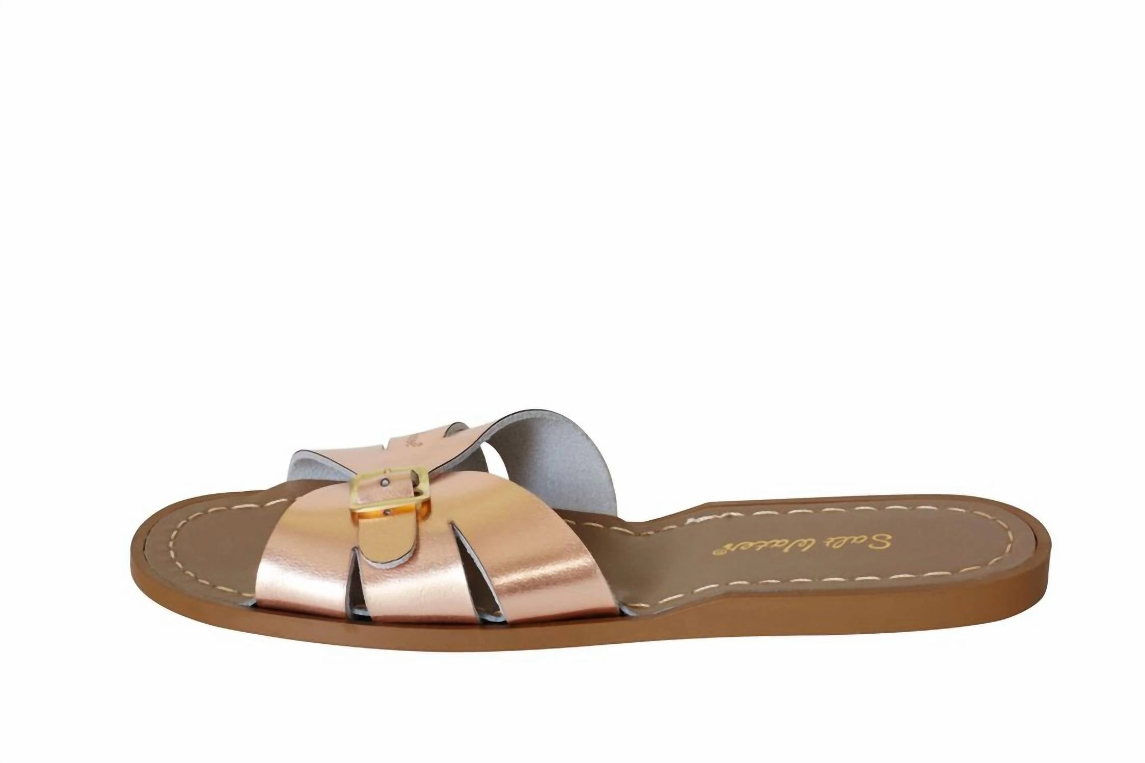 Women's Classic Slides Sandal In Rose Gold