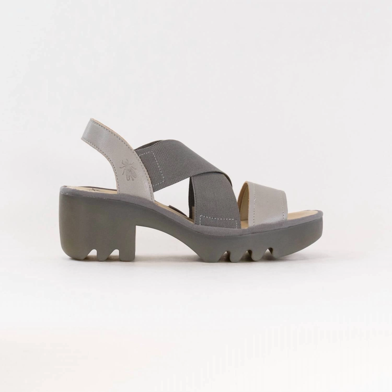 Women's Crossover Sandal In Silver
