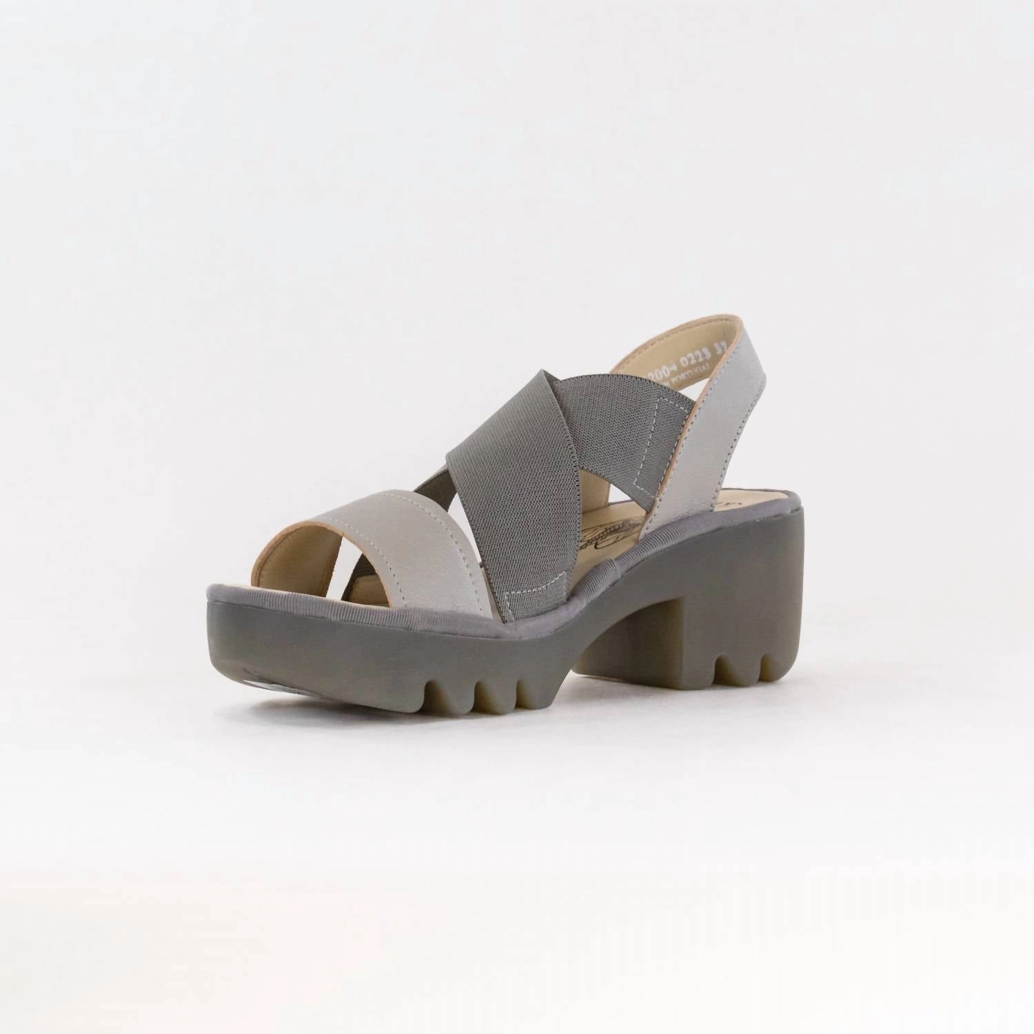 Women's Crossover Sandal In Silver
