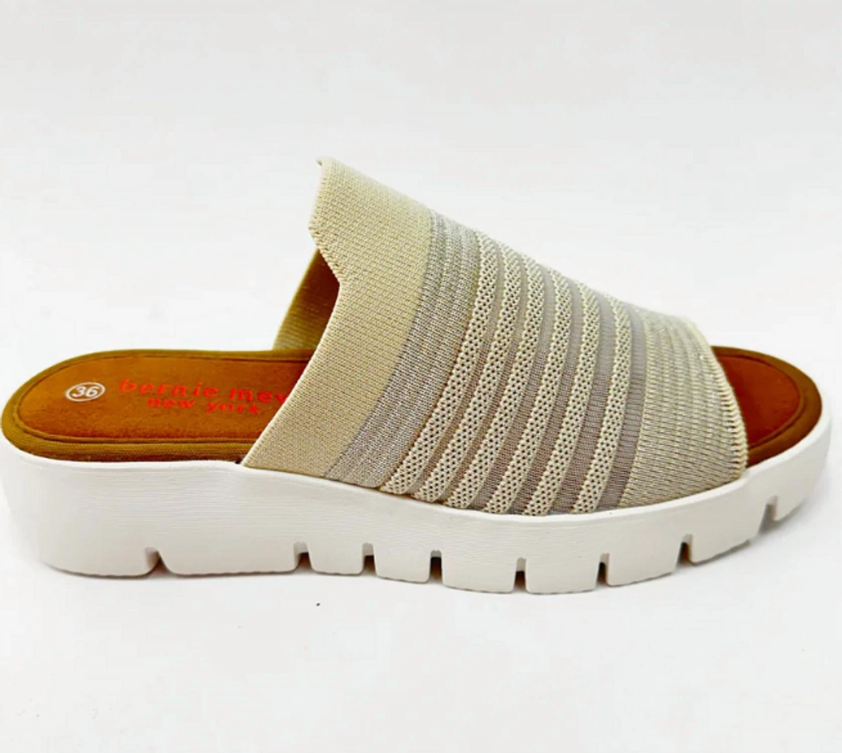 Women's Fx Iris Slide Sandal In Nude/silver