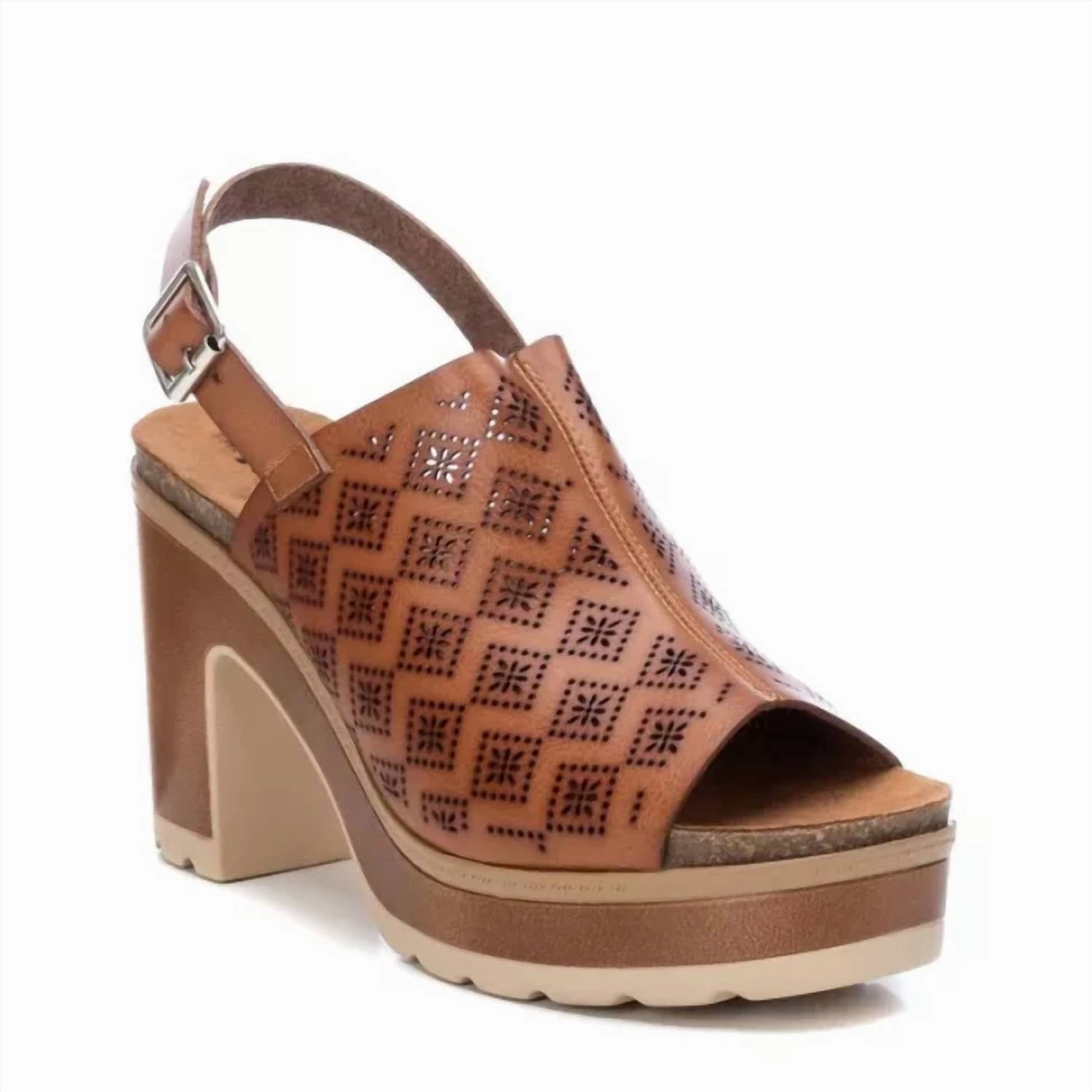 Women's Heeled Sandals In Brown