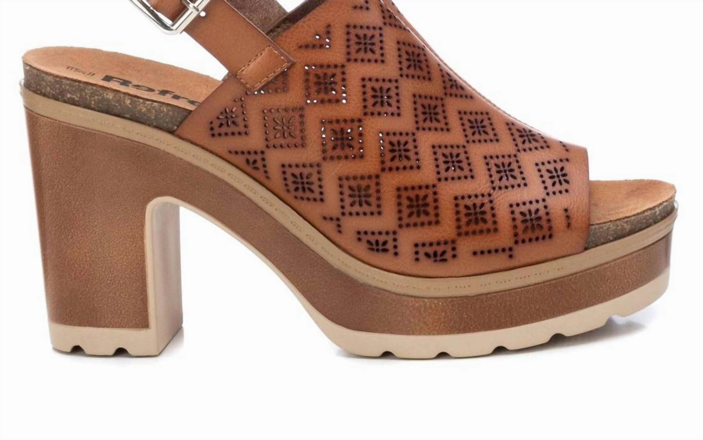 Women's Heeled Sandals In Brown