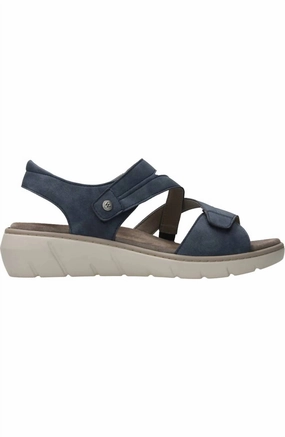 Women's Ikaria Sandal In Denim Biocare