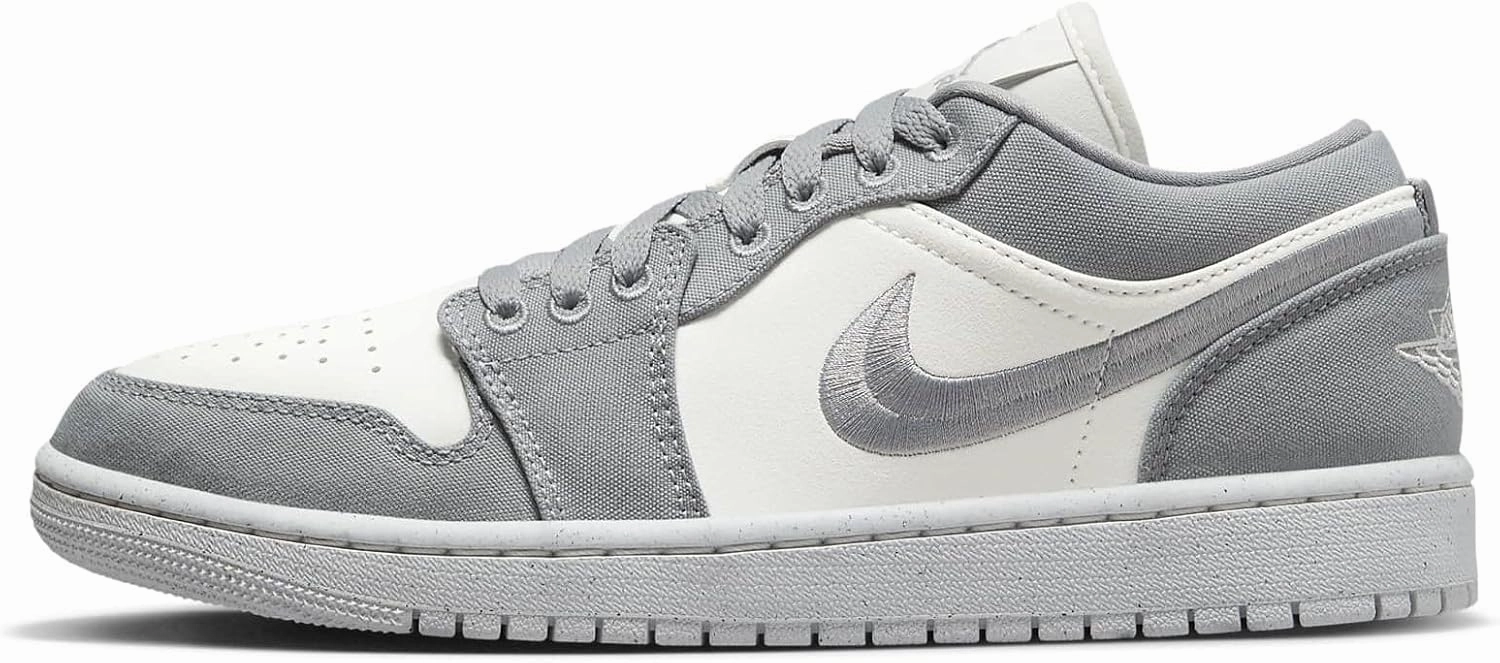 Women's Jordan 1 Low SE Light Steel Grey/Sail-White (DV0426 012) - 11