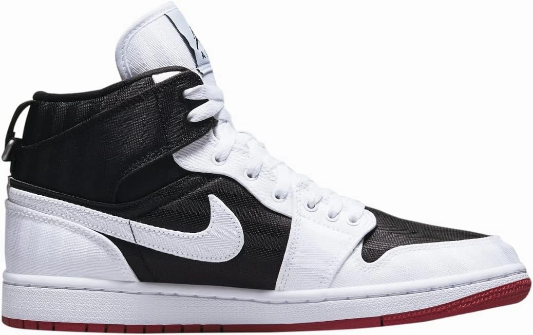 Women's Jordan 1 Mid SE Utility Black/White-Gym Red (DD9338 016)