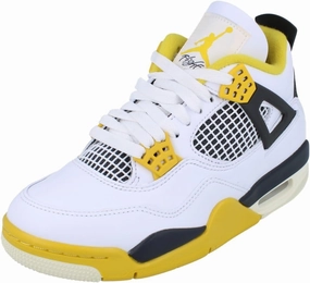 Women's Jordan 4 Vivid Sulfur Size 10 White/Vivid Sulfur-Anthracite-Coconut Milk (AQ9129-101)