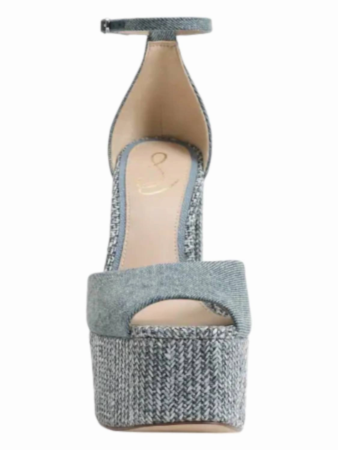 Women's Kori Block Heel Platform Sandal In Denim